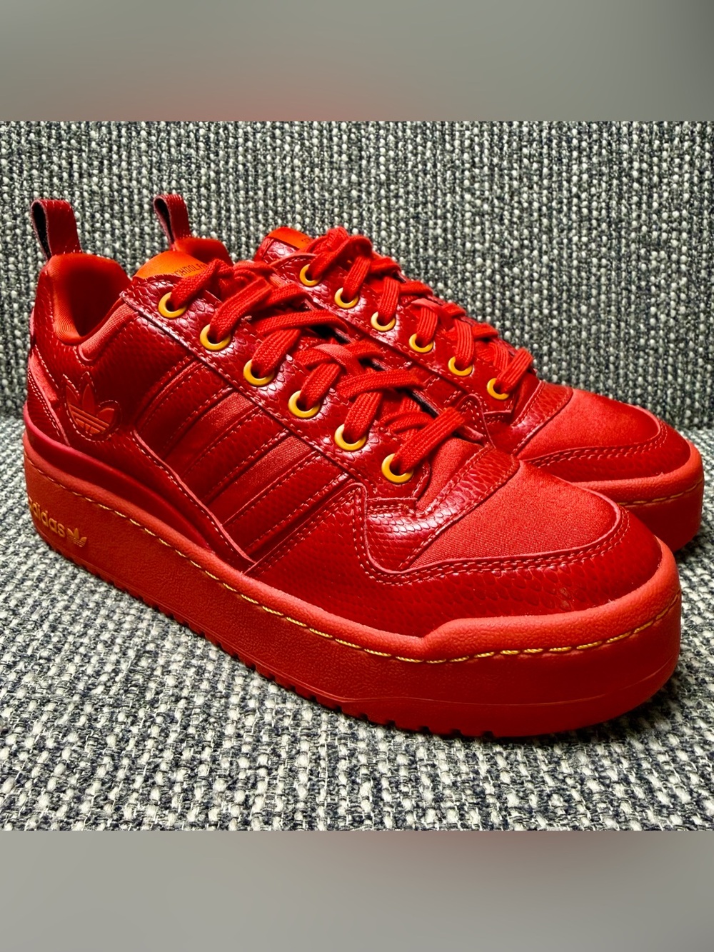 Adidas S.E.E.D. X Forum Bold Red Monochrome Platform Shoes Women’s 7 GV7660 New